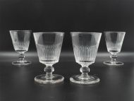 Good Set of 4 Georgian Spirit Glasses