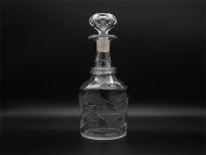 Beautiful Engraved Regency Decanter