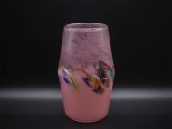 Scottish Art Glass Strathearn Vase in Pink