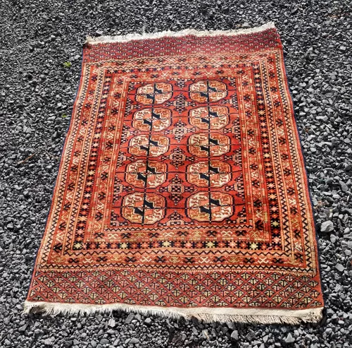 Good Small Antique Tekke Turkoman Rug