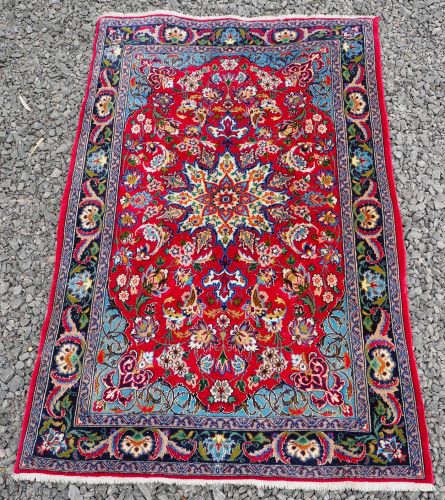 Superb Persian Kashan Small Rug