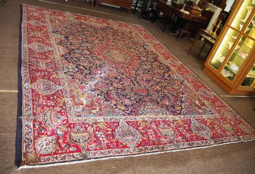 Fine Large Antique Persian Wool Carpet