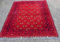 Stunning Afghan Hand Knotted Wool Rug
