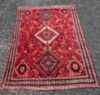 Antique Persian Hamadan Wool Rug