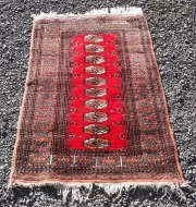 Small Tekke Turkoman Wool Rug
