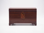 Georgian Inlaid Mahogany Dome Top Box