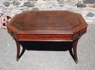 Highly Unusual Design Regency Library Table