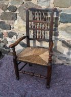 Large Lancashire Spindle Back Arm Chair