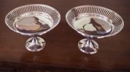 Rare Pair of Edwardian Silver Tazzas by Aspreys of London