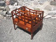 Regency Mahogany Canterbury / Magazine Holder