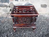 19th Century French Rosewood Canterbury