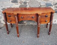 Stunning Scottish Mahogany Shape Fronted Sideboard. Circa; 1830