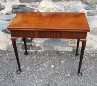 George 2nd Mahogany Games / Card Table