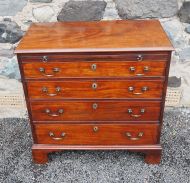 Small George 3rd Mahogany Gents Chest