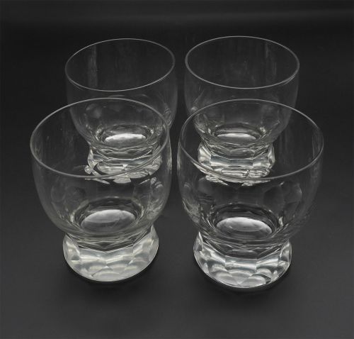 Set 4 Edwardian Whisky Tumblers