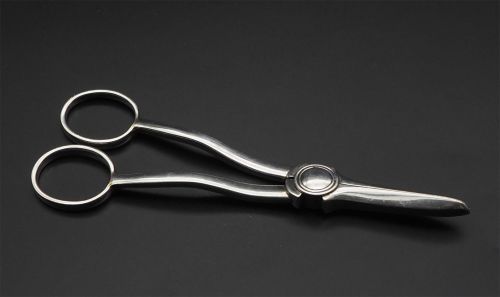Pair Victorian Silver Grape Scissors