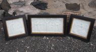 Set G. Tinworth Style Framed Plaster Plaques
