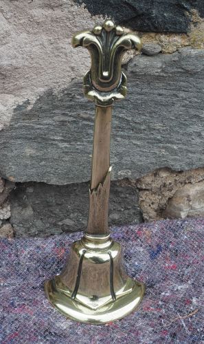 Georgian Lead Filled Brass Door Porter