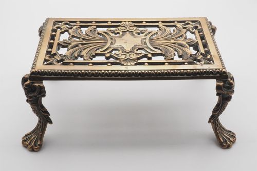 Superior Victorian Cast Brass Trivet