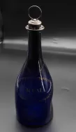 Georgian Bristol Blue Rum Decanter