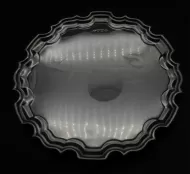 Heavy Sterling Silver Card Tray. Sheffield 1994