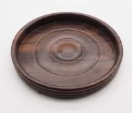 19th Century Turned Rosewood Coaster