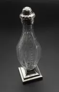 Georgian Silver & Cut Glass Sugar Sifter