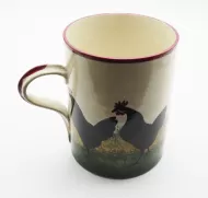 Early Scottish Wemyss Hens Tankard