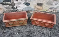 Pair of Victorian Terracotta Planters