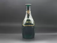 Rare Georgian Green Glass Rum Decanter