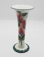Scottish Wemyss Tall Flower Vase in Sweet Peas