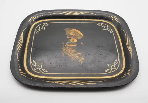Small Size 19th Century Toleware Tray