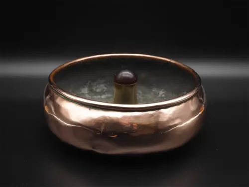 Georgian Copper Gents Pipe smokers Ashtray