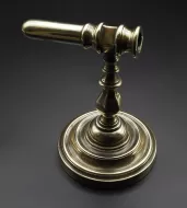 18th Century Georgian Brass Goffering Iron