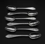 6 Scottish Provincial Spoons. Livingstone Dundee 