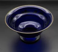 Stunning Georgian Bristol Blue Glass Bowl