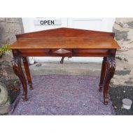 Narrow Scottish Oak Console Hall Table