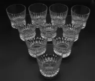 Fine Set of 10 Edwardian Whiskey Tumblers