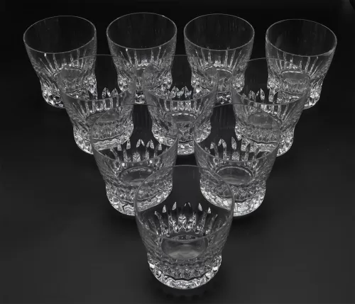Fine Set of 10 Edwardian Whiskey Tumblers