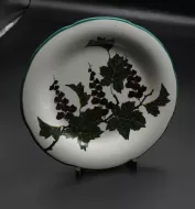 Superb Wemyss Blackcurrants Dessert Plate