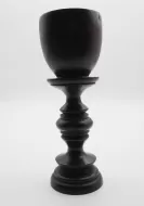 Good 19th Century Turned Walnut Goblet