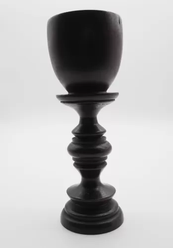 Good 19th Century Turned Walnut  Goblet