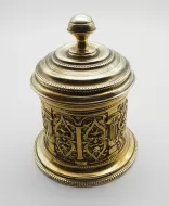 Georgian Dutch Brass Tobacco Box. Complete. 