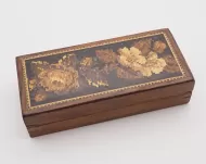 Small Size Tunbridge Ware Rosewood Box