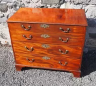 Georgian Mahogany Gentleman's Campaign Chest