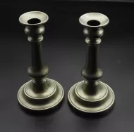 Pair 18th Century Paktong Candlesticks