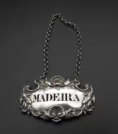 Late Georgian Silver Madeira Decanter Label