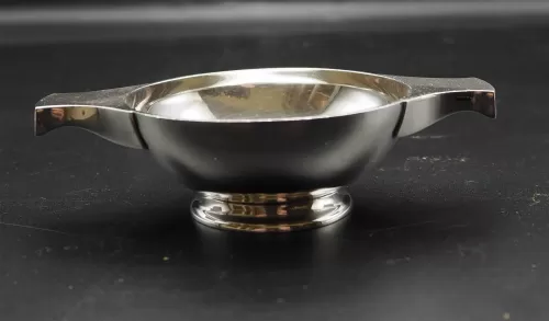 Heavy Grade Scottish Silver Quaich