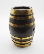 Brass Bound Oak Coopered Barrel
