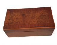 Good Walnut and Burr Walnut Veneered Box